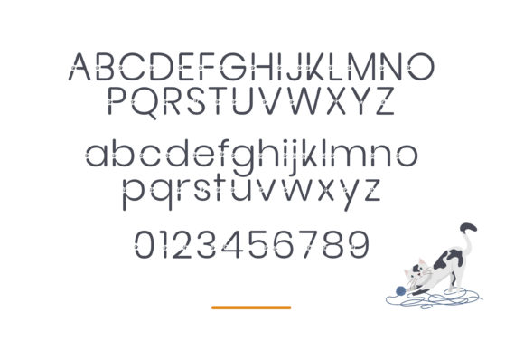 Meow Font PNG with transparent background - Preview 4
