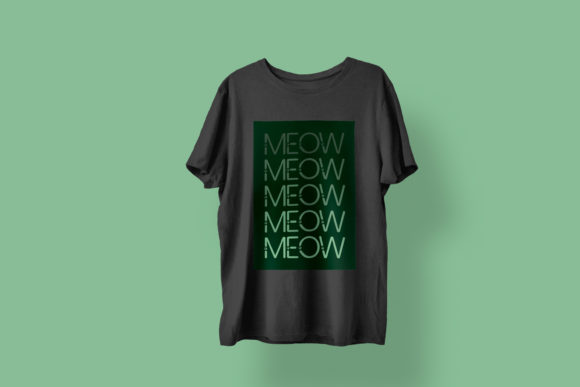 Meow Font PNG with transparent background - Preview 5