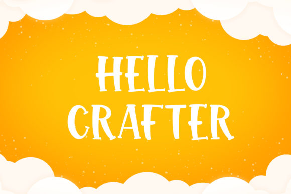 Morning Craft Font PNG with transparent background - Preview 1