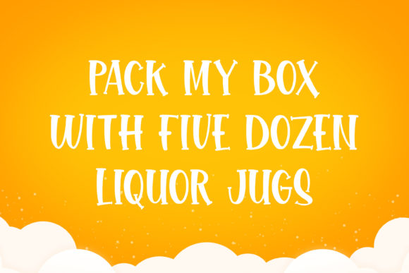 Morning Craft Font PNG with transparent background - Preview 3
