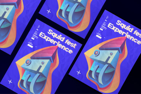 New Glitch Font PNG with transparent background - Preview 4