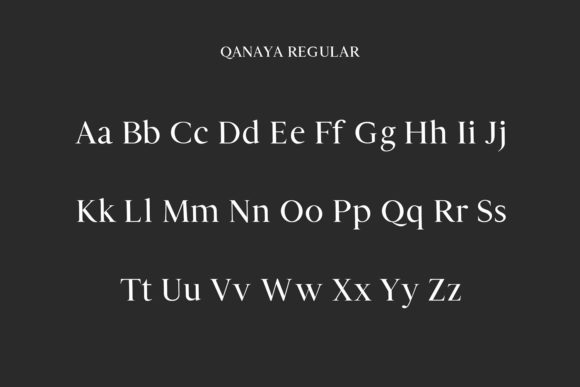 Qanaya Family Font font preview - 1