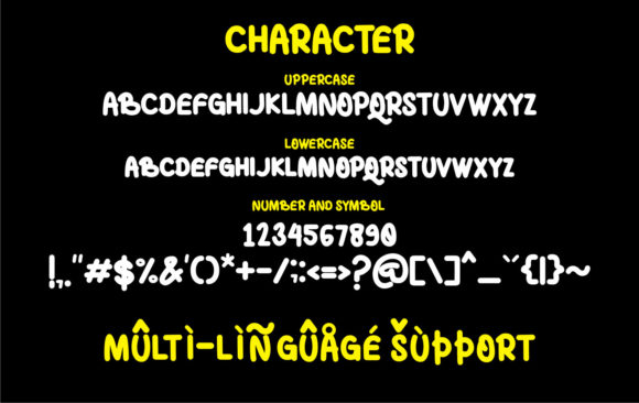Qoro Font PNG with transparent background - Preview 3