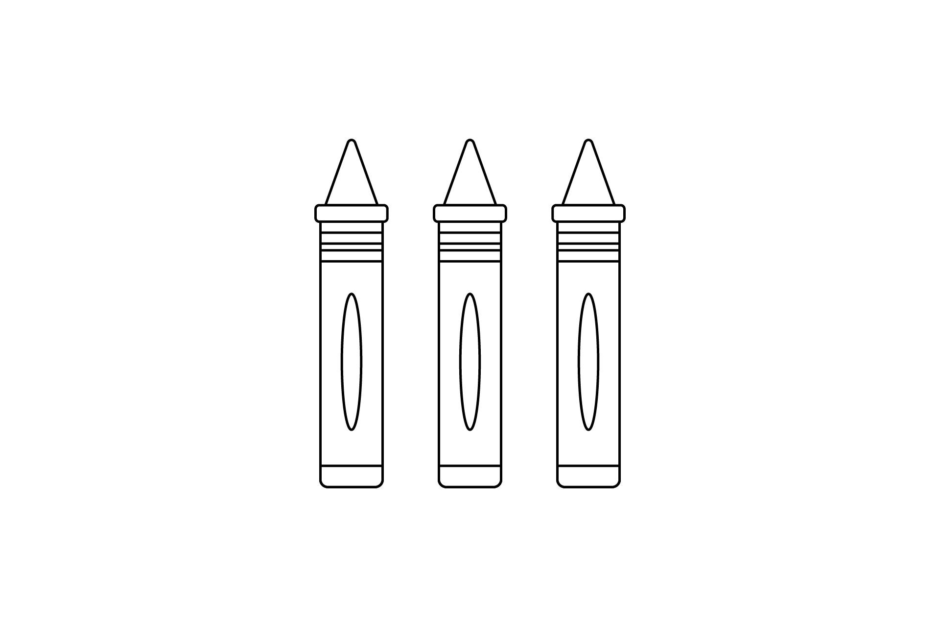 School Crayon Line Icon-21 Graphic by goodmantisid · Creative Fabrica