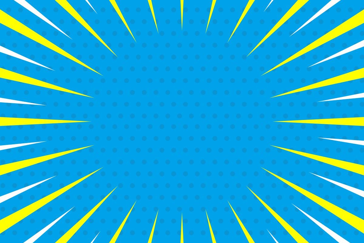 Trendy Colorful Pop Art Comic Background