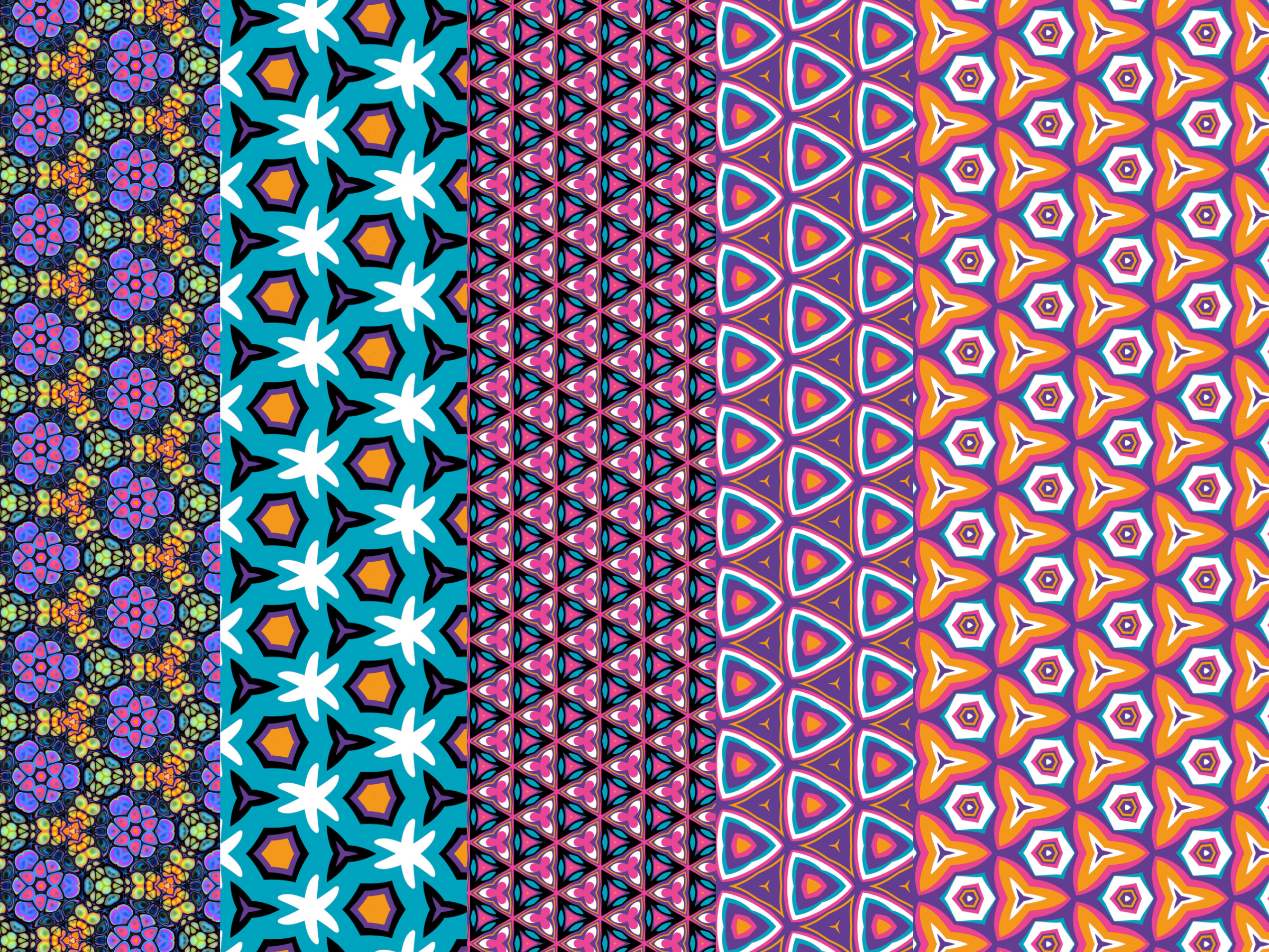 5 Abstract Backgrounds Texture Patterns Graphic by Sairungs · Creative ...