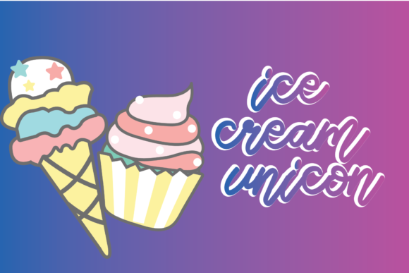 Beautifull Unicorn Font - Preview 2