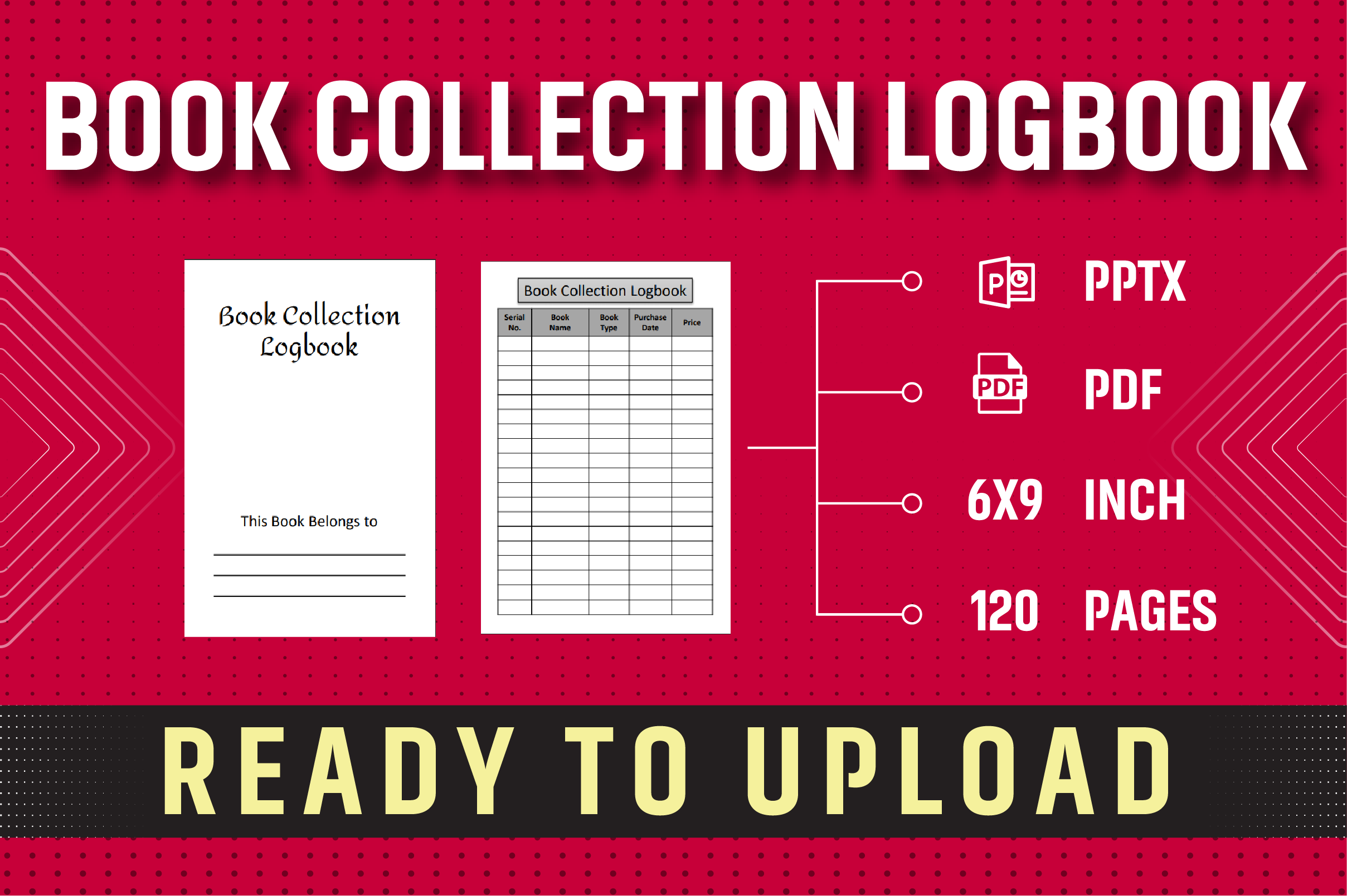 Book Collection Logbook- KDP Interior Graphic by Zarin Studio ...
