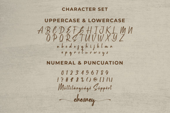 Chesney Font - Preview 2
