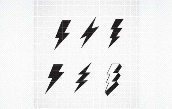 LIGHTENING BOLT SVG, Thunder SVG, PNG