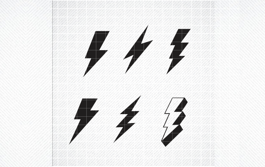LIGHTENING BOLT SVG, Thunder SVG, PNG