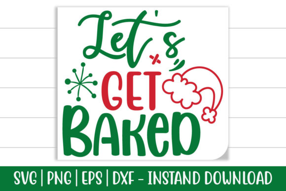 Let's Get Baked Graphic Crafts By Designdecon