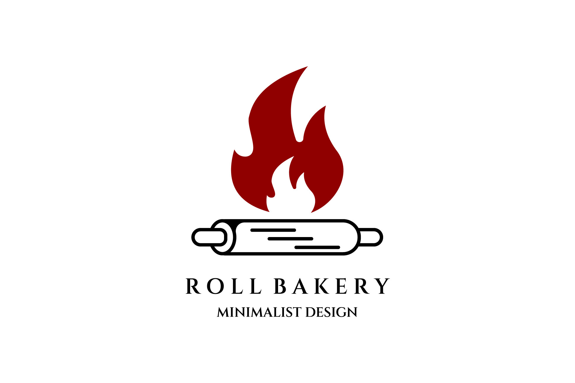 Rolling Line Art Icon Logo Minimalist Graphic by hsn42 · Creative Fabrica