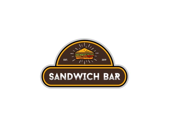 Sandwich Bar Vintage Badge