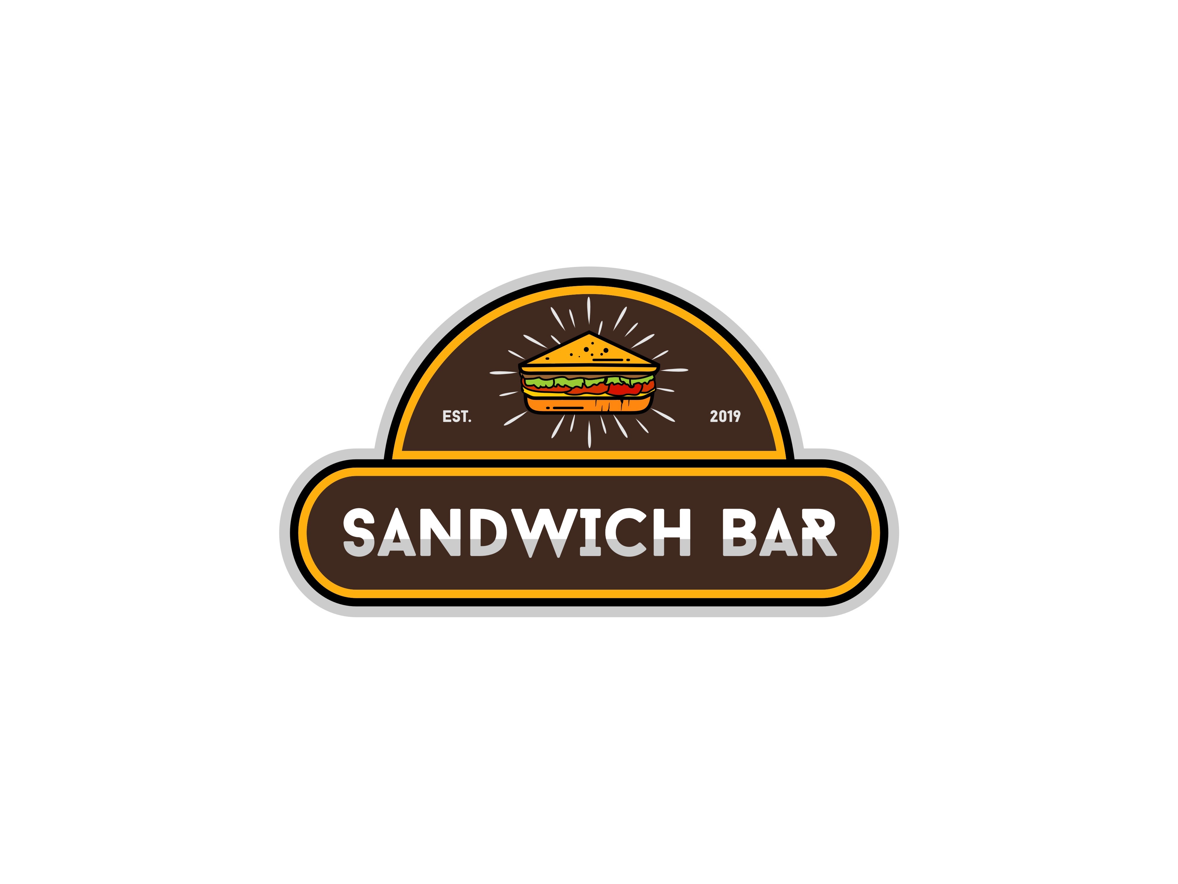 Sandwich Bar Vintage Badge
