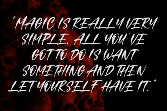 After Coma Font - Preview 1