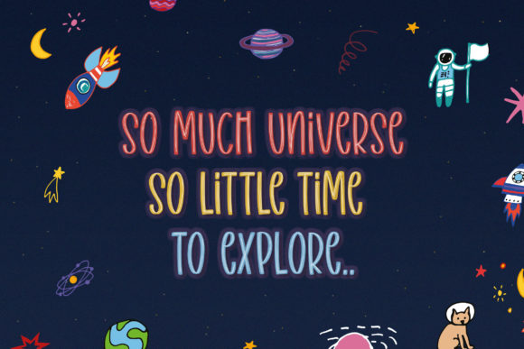 Astronaut Trio Font - Preview 3
