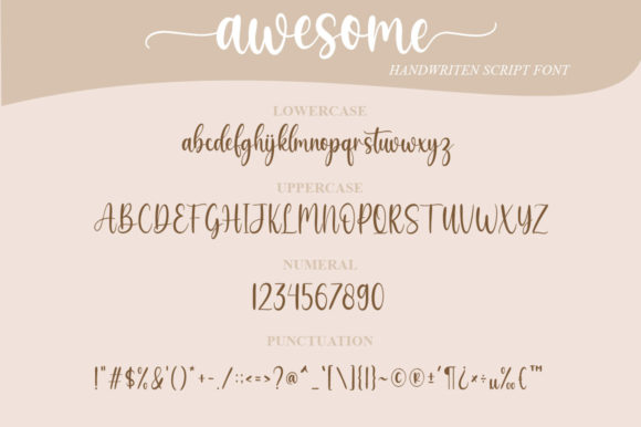 Awesome Font - Preview 6
