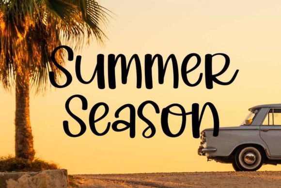 Beautiful Summer Font - Preview 3