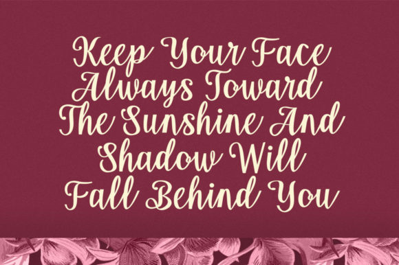 Berisha Script Font - Preview 4