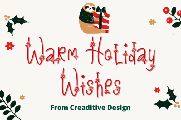 Christmas Joyful Font - Preview 6