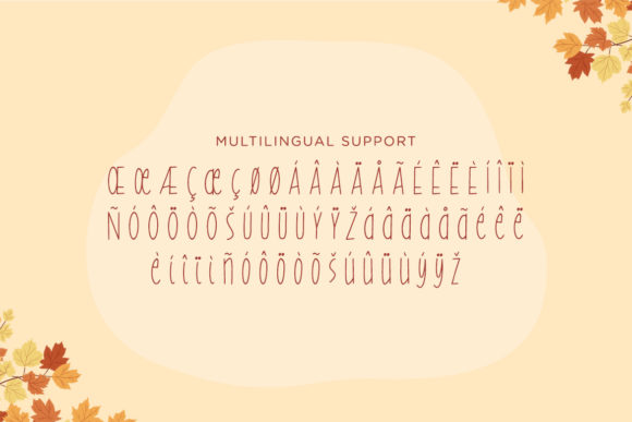 Fall Season Font - Preview 3