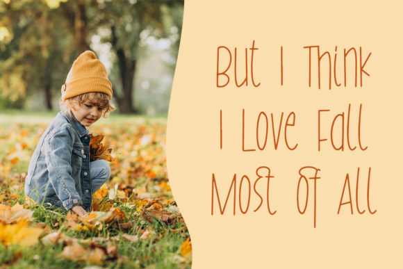 Fall Season Font - Preview 5