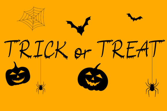 Halloween Script Font PNG with transparent background - Preview 1