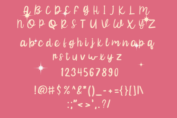 Little Pudding Font PNG with transparent background - Preview 5