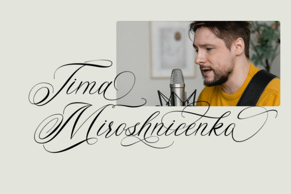 Melody of Love Font font preview - 6