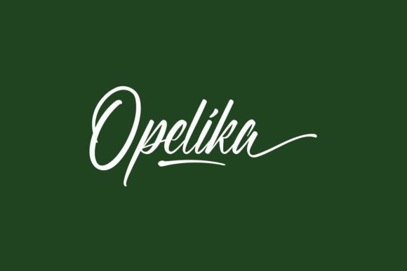 Opelika Font PNG with transparent background - Preview 1