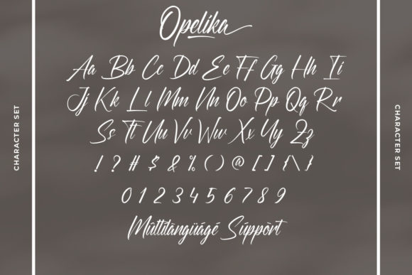 Opelika Font PNG with transparent background - Preview 3