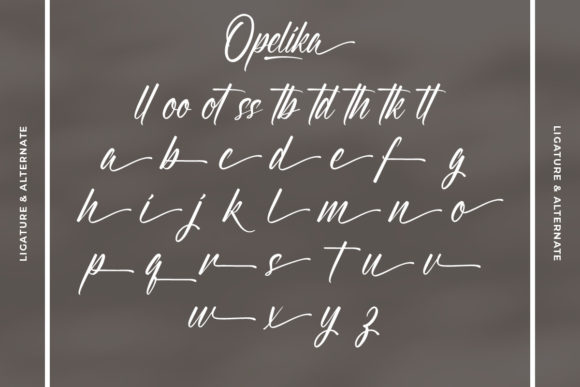 Opelika Font PNG with transparent background - Preview 5