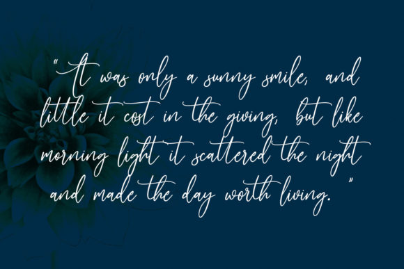 Sallowbliss Font PNG with transparent background - Preview 1