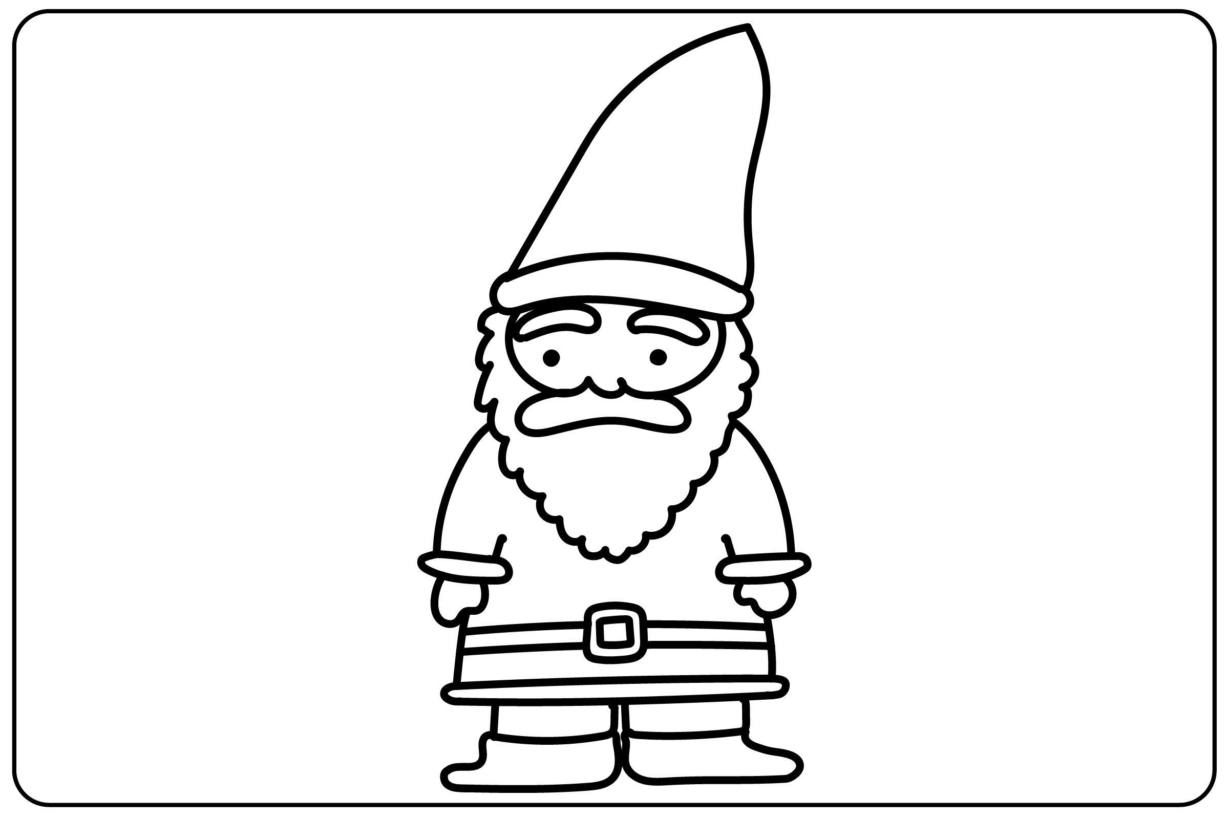 Santa Claus Christmas Coloring Page