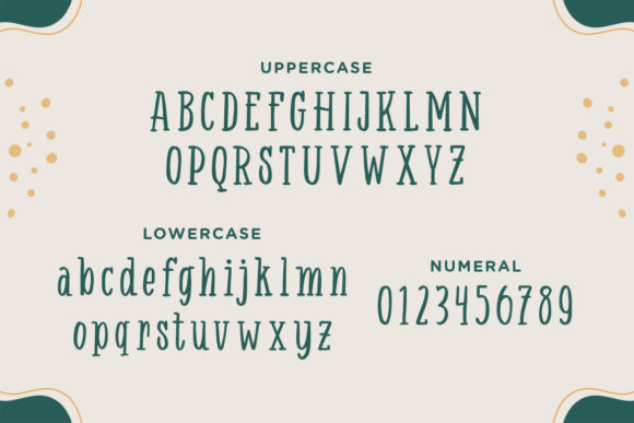 Savilla Font PNG with transparent background - Preview 1
