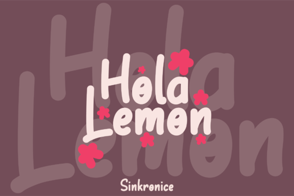 Sinkronice Font PNG with transparent background - Preview 2