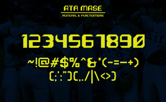 ATR Mase Font - Preview 6