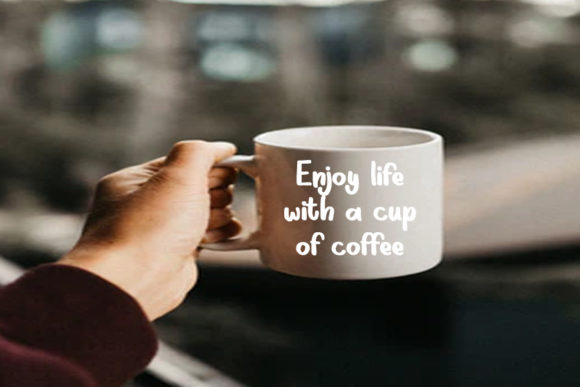 Arabica Coffee Font PNG with transparent background - Preview 3
