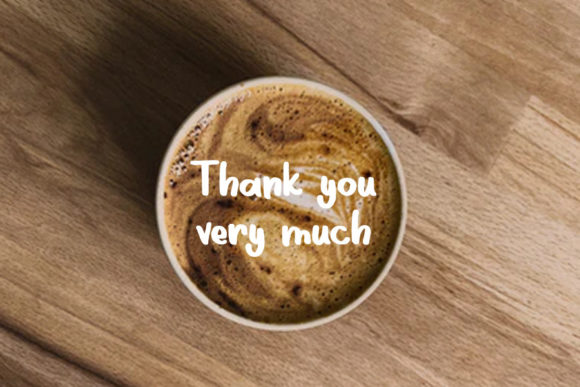 Arabica Coffee Font PNG with transparent background - Preview 5