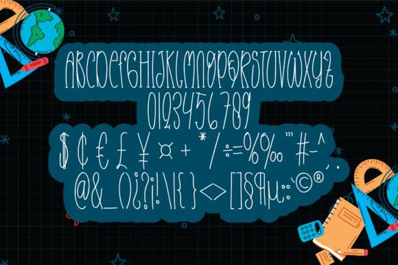Back to School Font - Preview 1