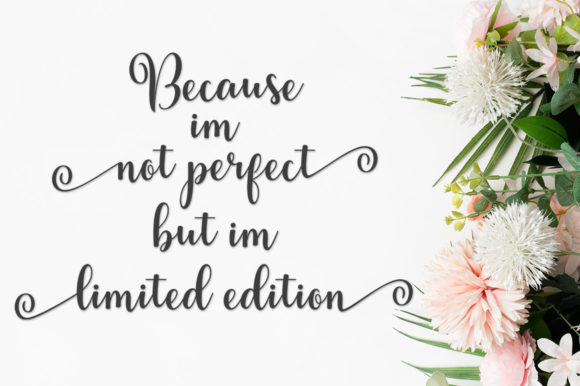 Beauty Delya Font PNG with transparent background - Preview 2