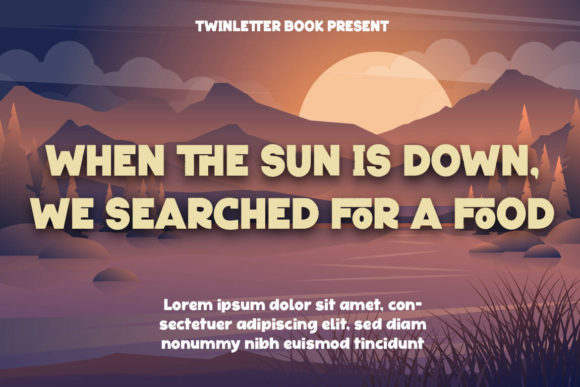Black Foroth Font - Preview 3