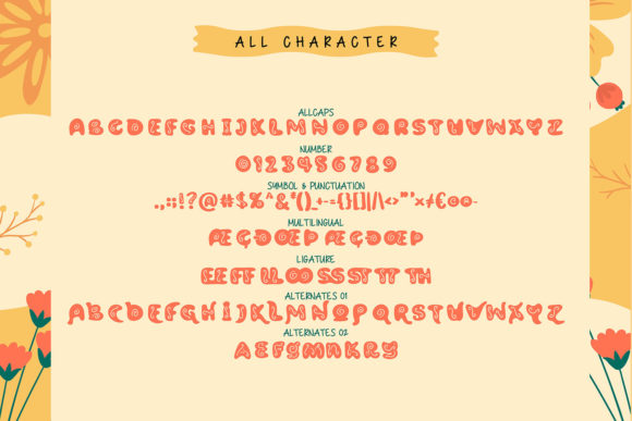 Bon & Bin Font - Preview 5