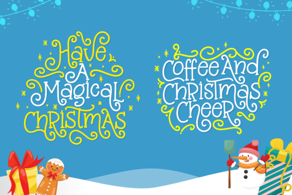 Christmas Midnight Font - Preview 3