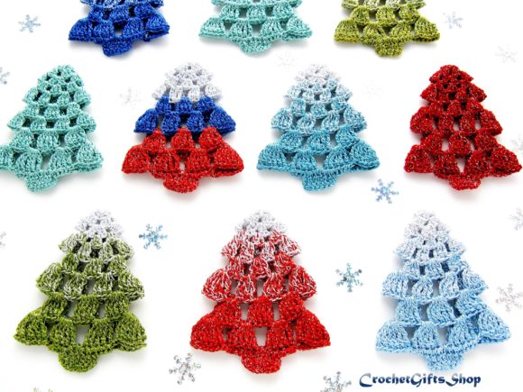 Christmas Tree Ornament Crochet Pattern