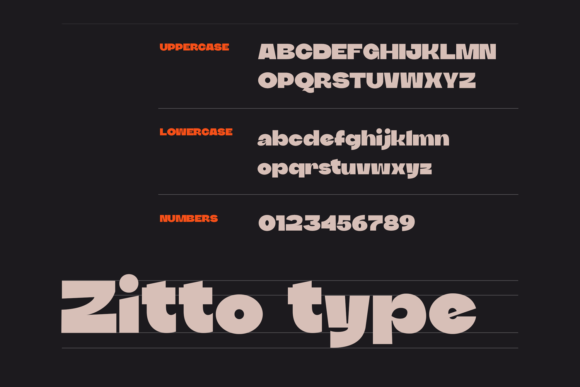DTF Zitto Font - Preview 2