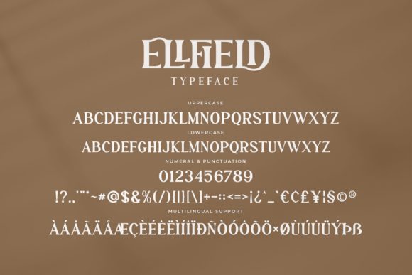 Ellfield Font - Preview 5
