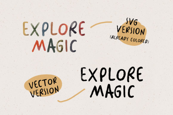 Explore Magic Font - Preview 4