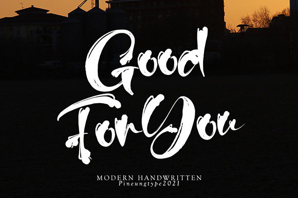 Good for You Font - Preview 3